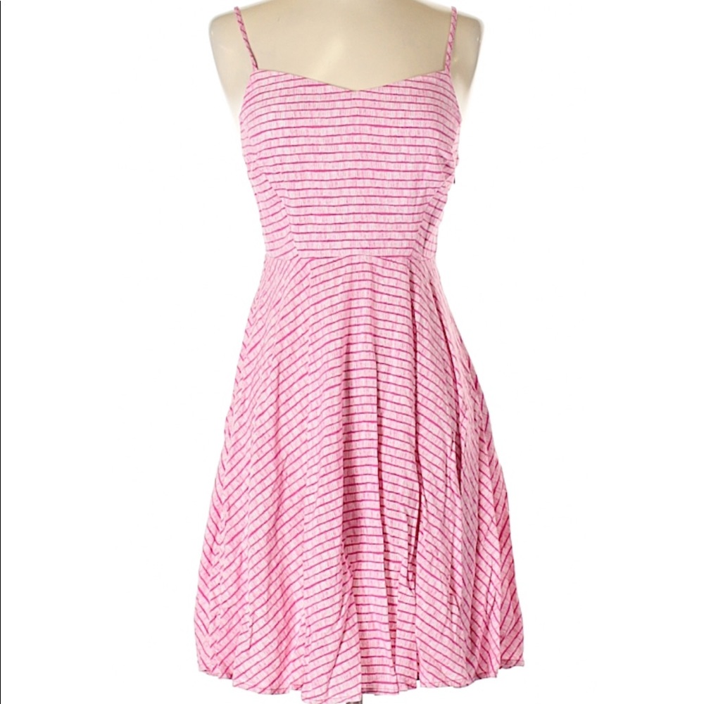 Old Navy pink striped summer dress
